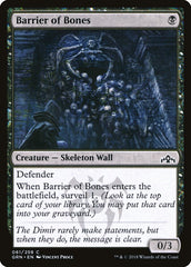 Muralha de Ossos / Barrier of Bones - Magic: The Gathering - MoxLand