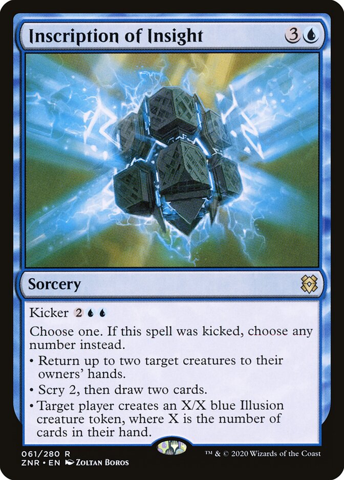 Epígrafe de Discernimento / Inscription of Insight - Magic: The Gathering - MoxLand