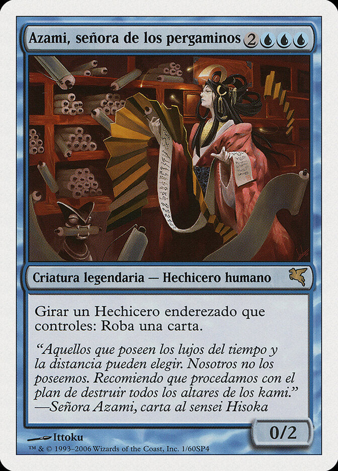 Azami, Dama dos Pergaminhos / Azami, Lady of Scrolls - Magic: The Gathering - MoxLand