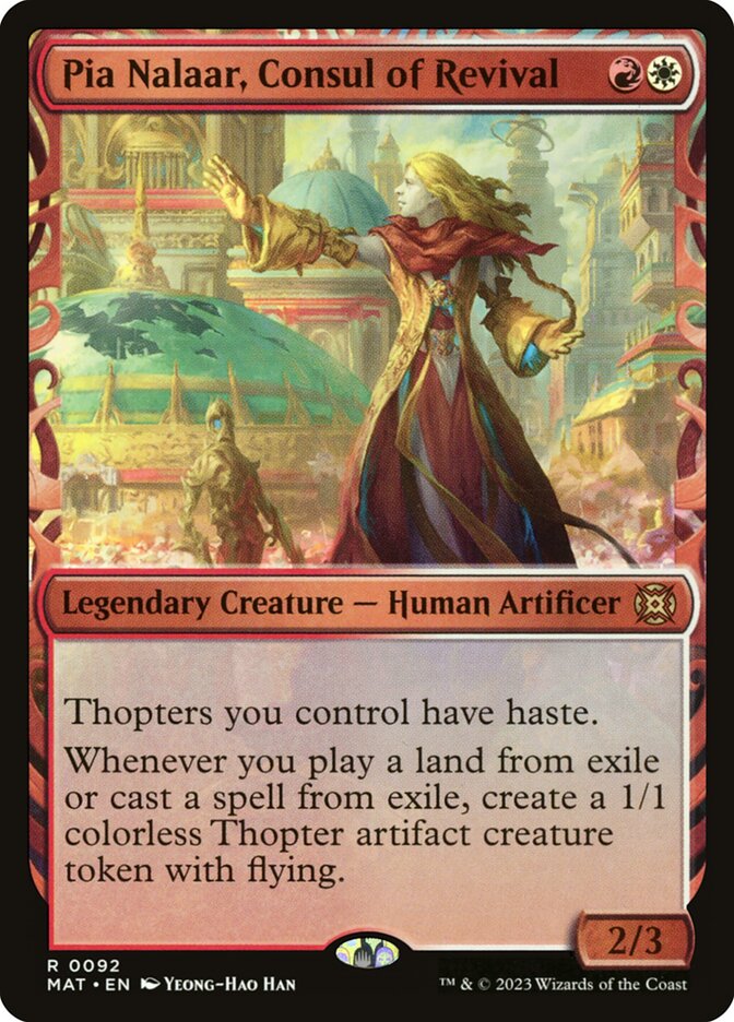 Pia Nalaar, Consulesa da Revitalização / Pia Nalaar, Consul of Revival - Magic: The Gathering - MoxLand