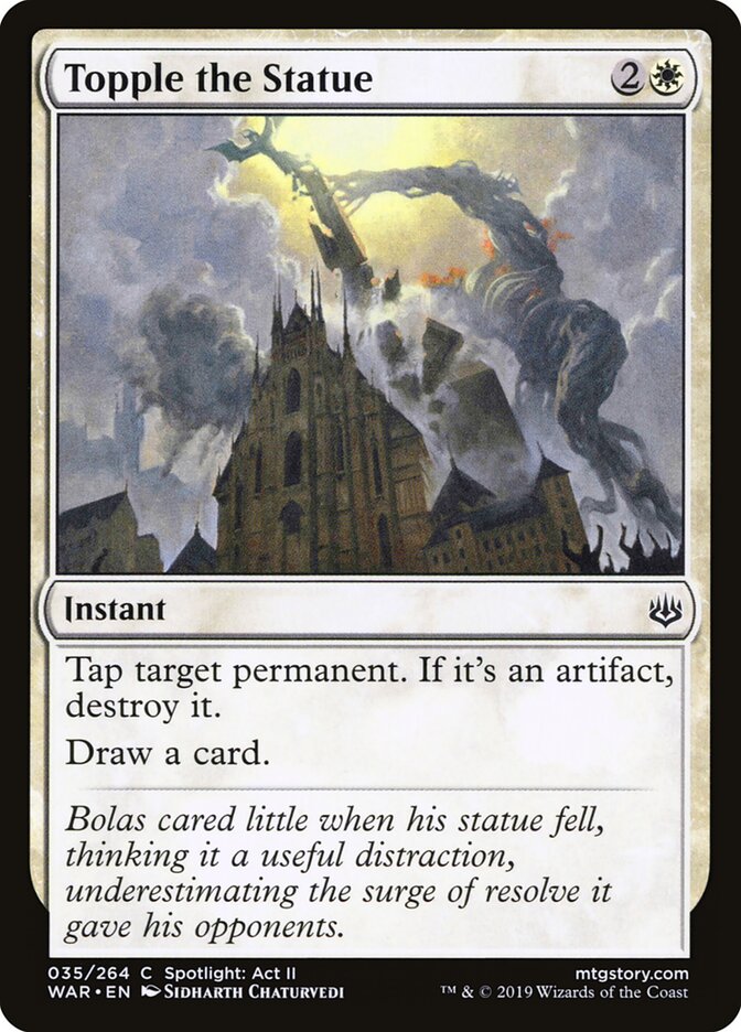 Derrubar a Estátua / Topple the Statue - Magic: The Gathering - MoxLand