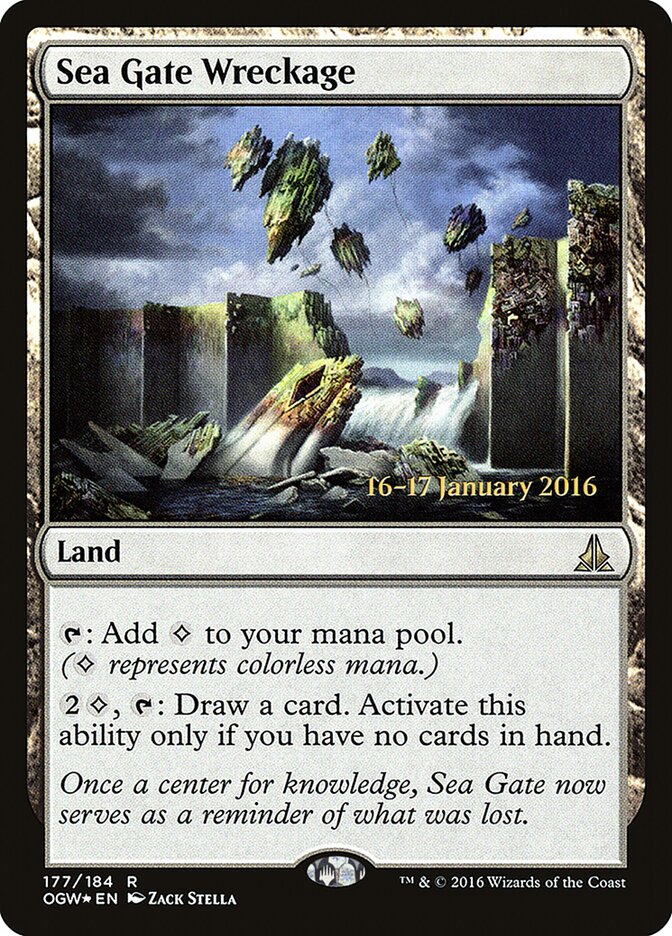 Escombros de Portão Marinho / Sea Gate Wreckage - Magic: The Gathering - MoxLand