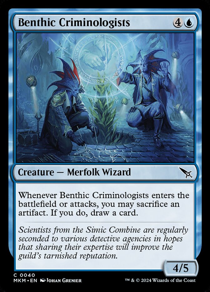Criminologistas Bênticos / Benthic Criminologists - Magic: The Gathering - MoxLand