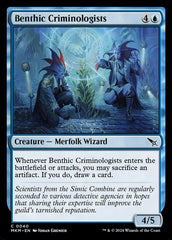 Criminologistas Bênticos / Benthic Criminologists - Magic: The Gathering - MoxLand