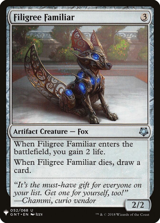 Familiar de Filigrana / Filigree Familiar - Magic: The Gathering - MoxLand