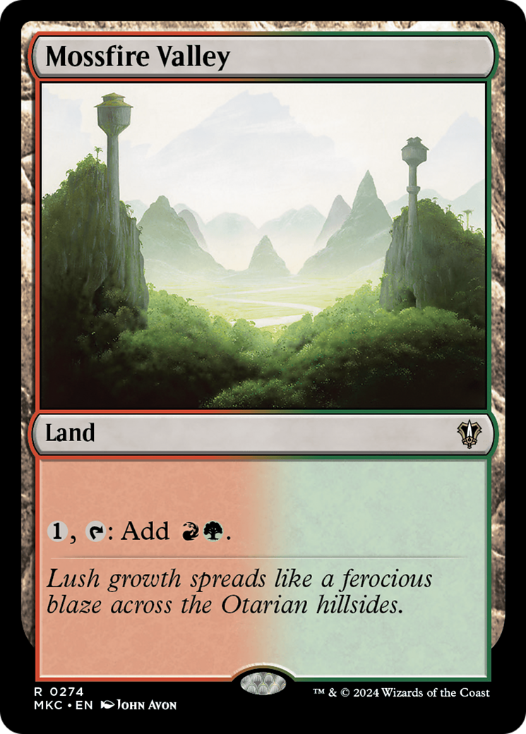 Vale de Piromusgo / Mossfire Valley - Magic: The Gathering - MoxLand