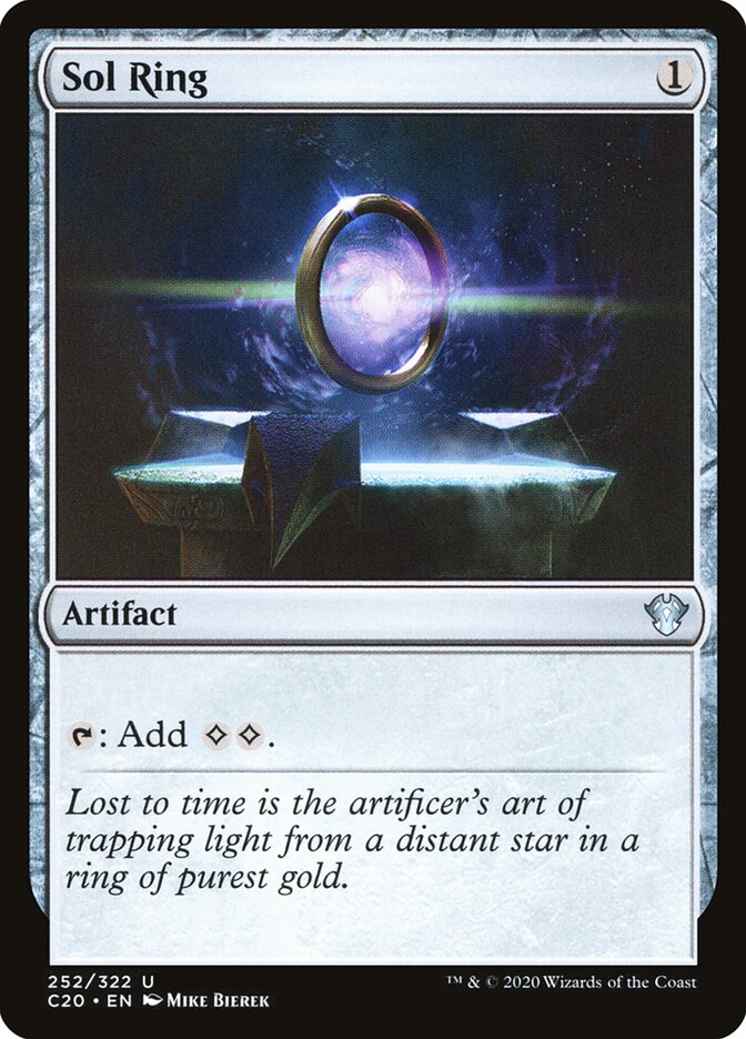 Anel Solar / Sol Ring - Magic: The Gathering - MoxLand
