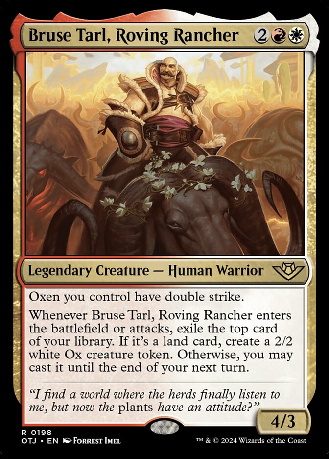 Bruse Tarl, Rancheiro Itinerante / Bruse Tarl, Roving Rancher - Magic: The Gathering - MoxLand