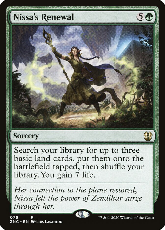 Renovação de Nissa / Nissa's Renewal - Magic: The Gathering - MoxLand