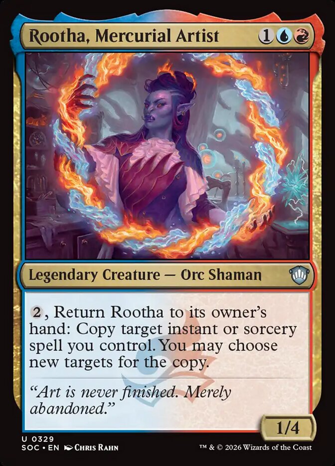 Rootha, Artista Instável / Rootha, Mercurial Artist - Magic: The Gathering - MoxLand