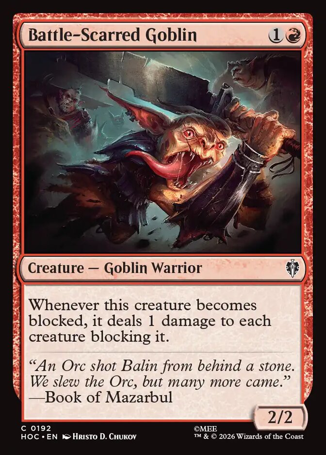 Goblin Veterano de Guerra / Battle-Scarred Goblin