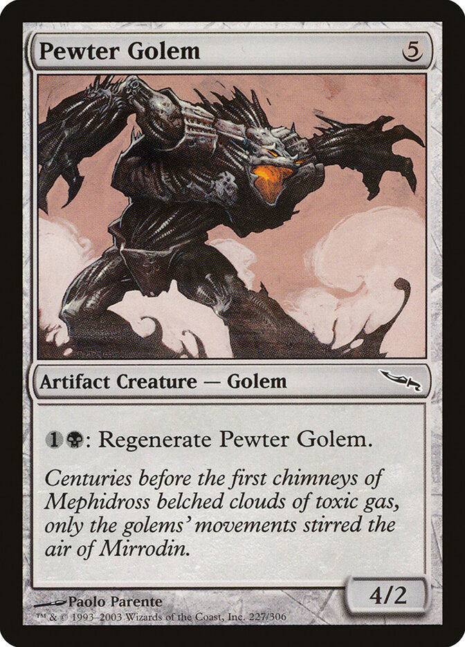 Golem de Peltre / Pewter Golem - Magic: The Gathering - MoxLand