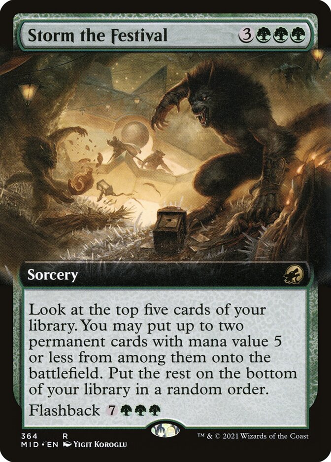 Invadir o Festival / Storm the Festival - Magic: The Gathering - MoxLand