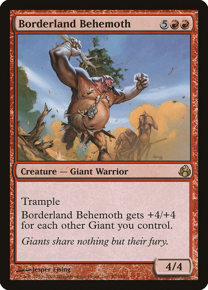 Behemoth da Fronteira / Borderland Behemoth - Magic: The Gathering - MoxLand