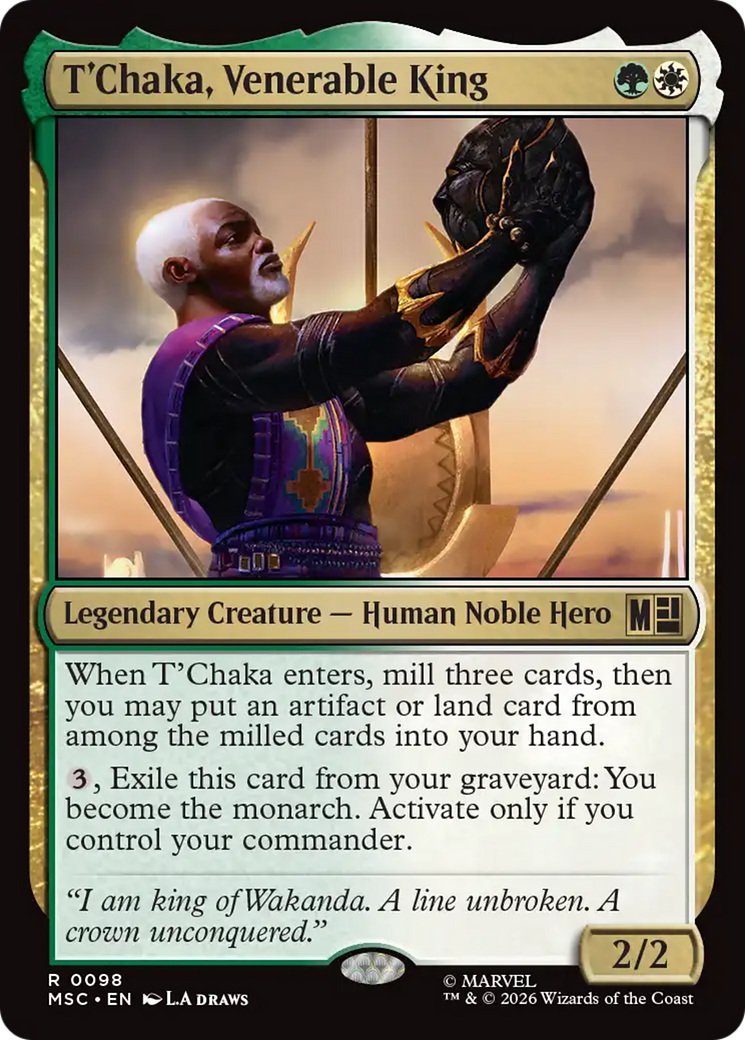 T'Chaka, Venerable King - Magic: The Gathering - MoxLand