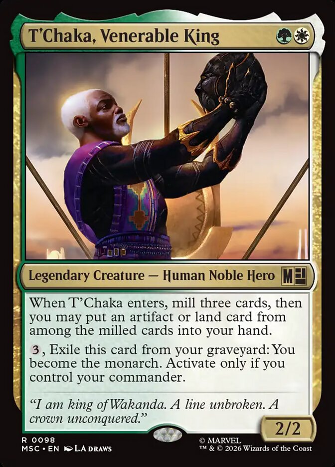 T'Chaka, Venerable King - Magic: The Gathering - MoxLand