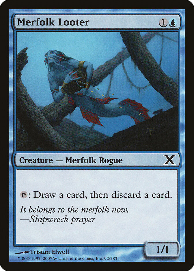 Tritão Saqueador / Merfolk Looter - Magic: The Gathering - MoxLand