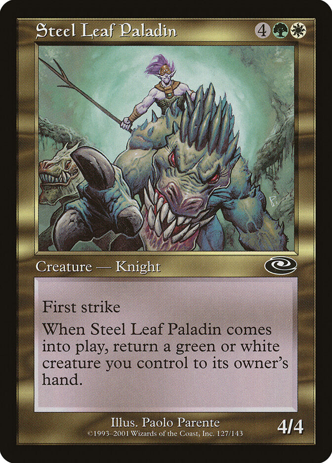 Paladino da Lâmina de Aço / Steel Leaf Paladin - Magic: The Gathering - MoxLand