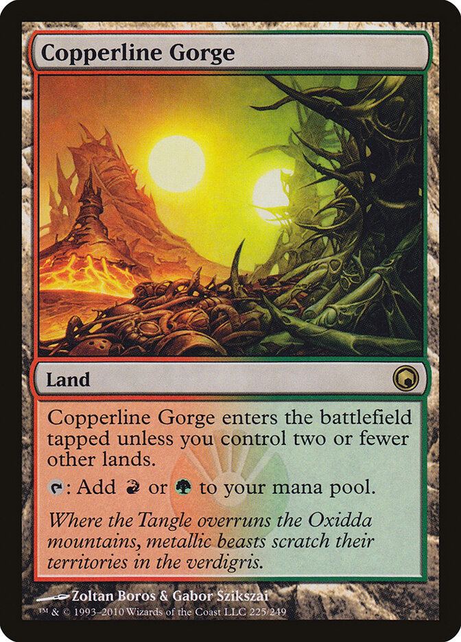 Desfiladeiro da Linha de Cobre / Copperline Gorge - Magic: The Gathering - MoxLand