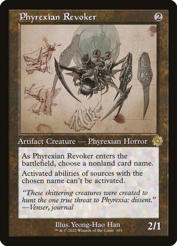 Revogador Phyrexiano / Phyrexian Revoker - Magic: The Gathering - MoxLand