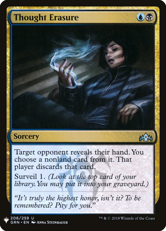 Dissolução do Pensamento / Thought Erasure - Magic: The Gathering - MoxLand