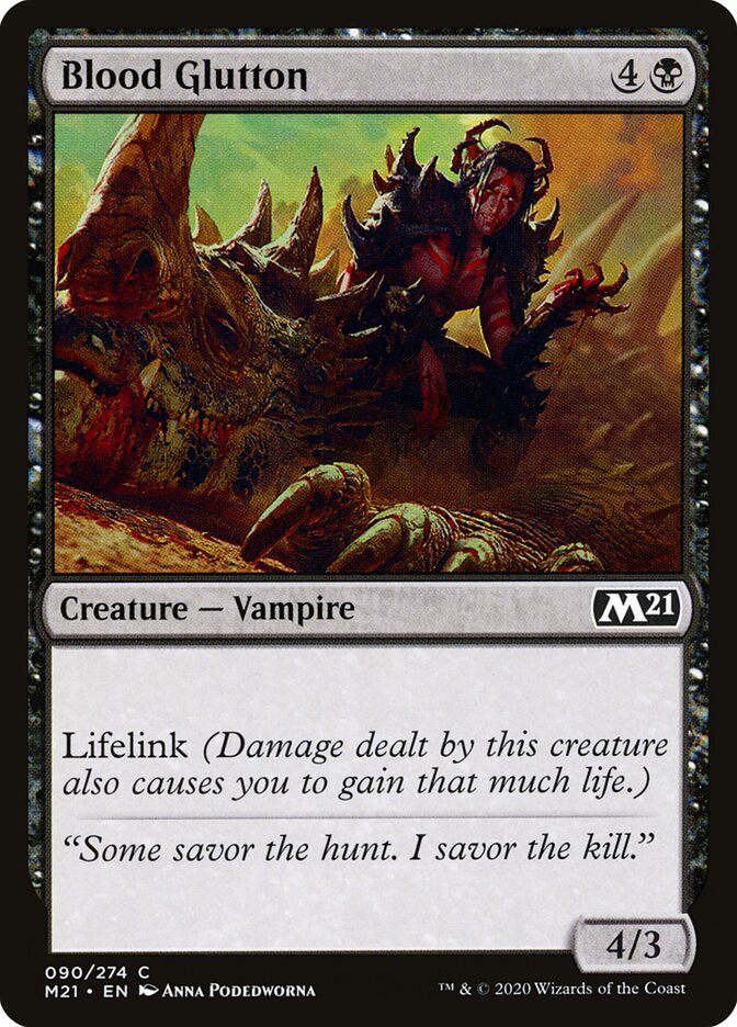 Glutão do Sangue / Blood Glutton - Magic: The Gathering - MoxLand