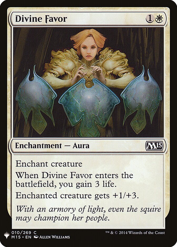 Proteção Divina / Divine Favor - Magic: The Gathering - MoxLand