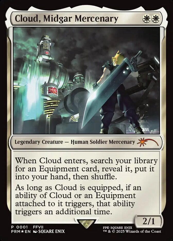Cloud, Midgar Mercenary - Magic: The Gathering - MoxLand
