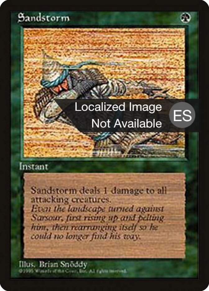 Tempestade de Areia / Sandstorm - Magic: The Gathering - MoxLand