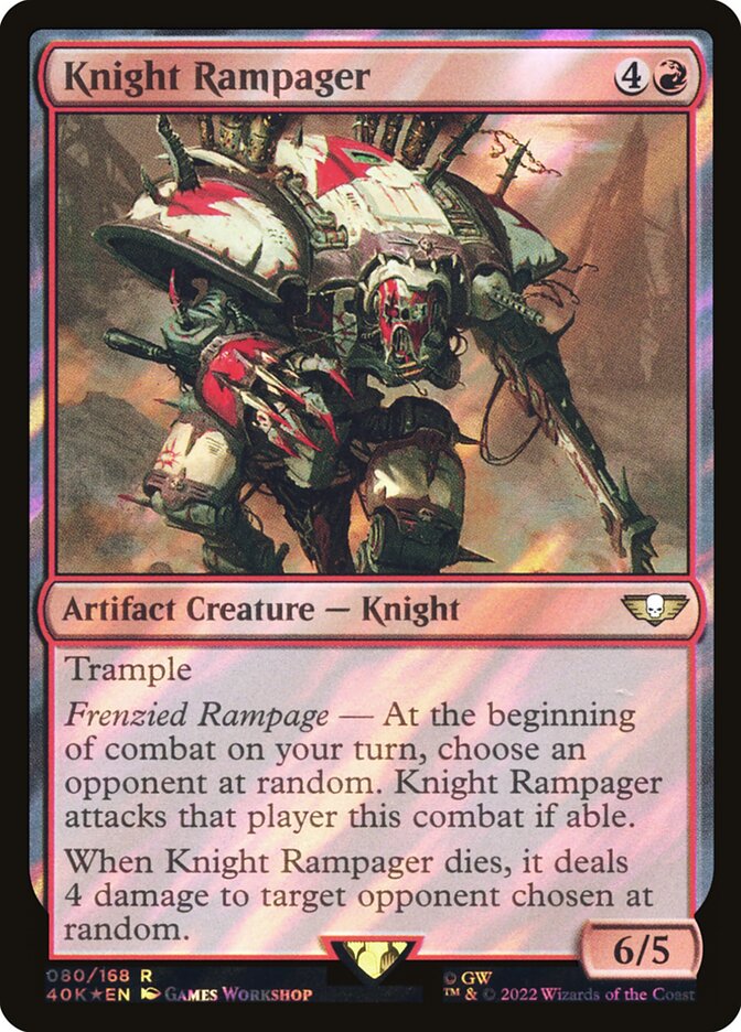 Knight Rampager - Magic: The Gathering - MoxLand
