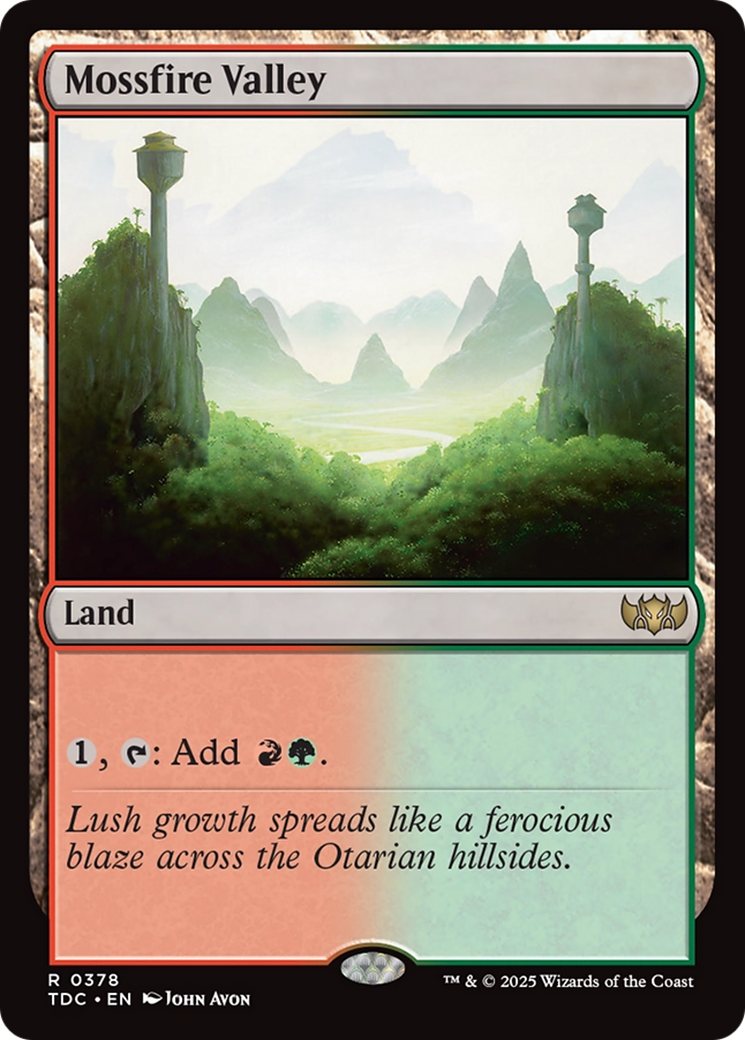 Vale de Piromusgo / Mossfire Valley - Magic: The Gathering - MoxLand