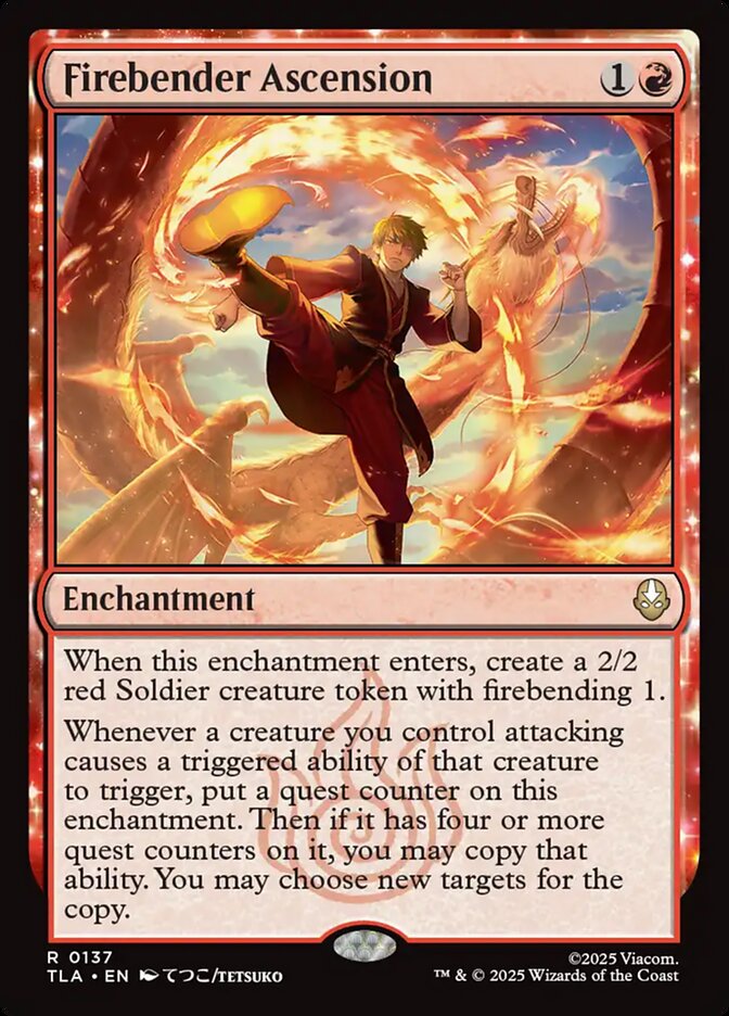 Ascenção do Dobrador de Fogo / Firebender Ascension - Magic: The Gathering - MoxLand