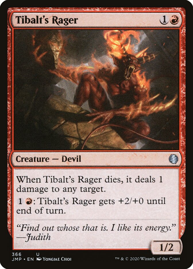 Raivoso de Tibalt / Tibalt's Rager - Magic: The Gathering - MoxLand