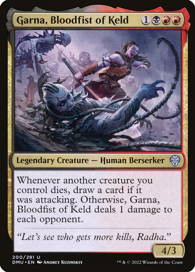 Garna, Punho Sangrento de Keld / Garna, Bloodfist of Keld - Magic: The Gathering - MoxLand