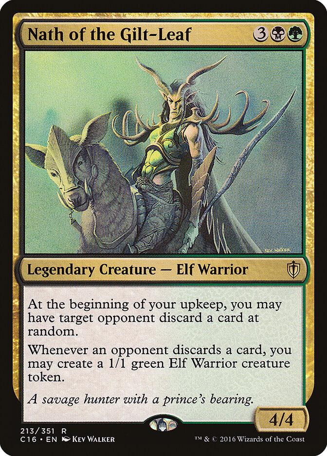 Nath de Folha D'Ouro / Nath of the Gilt-Leaf - Magic: The Gathering - MoxLand