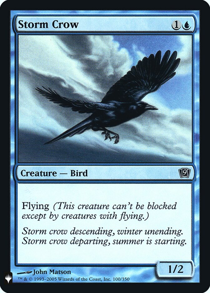 Corvo da Tempestade / Storm Crow - Magic: The Gathering - MoxLand