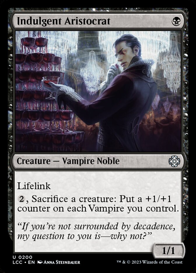 Aristocrata Indulgente / Indulgent Aristocrat - Magic: The Gathering - MoxLand