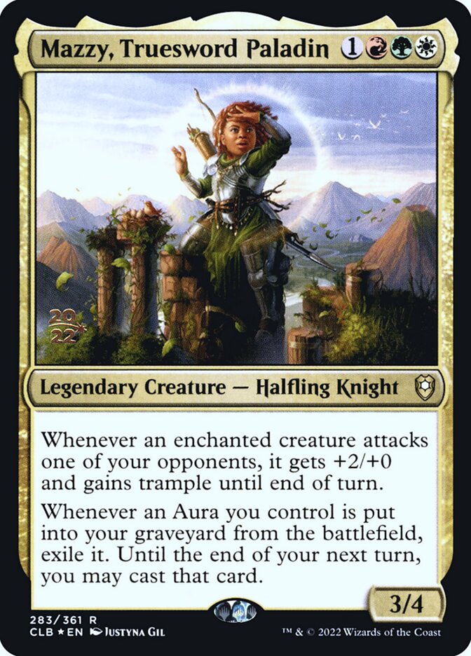 Mazzy, Paladina da Espada Pura / Mazzy, Truesword Paladin - Magic: The Gathering - MoxLand