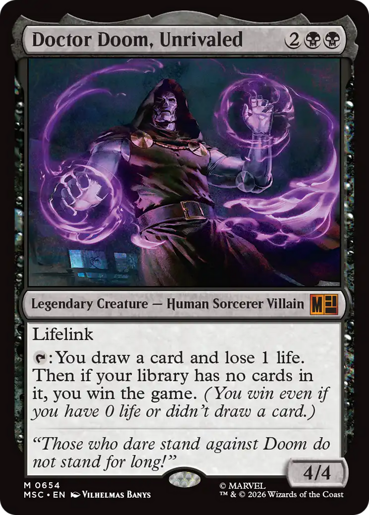 Doctor Doom, Unrivaled - Magic: The Gathering - MoxLand