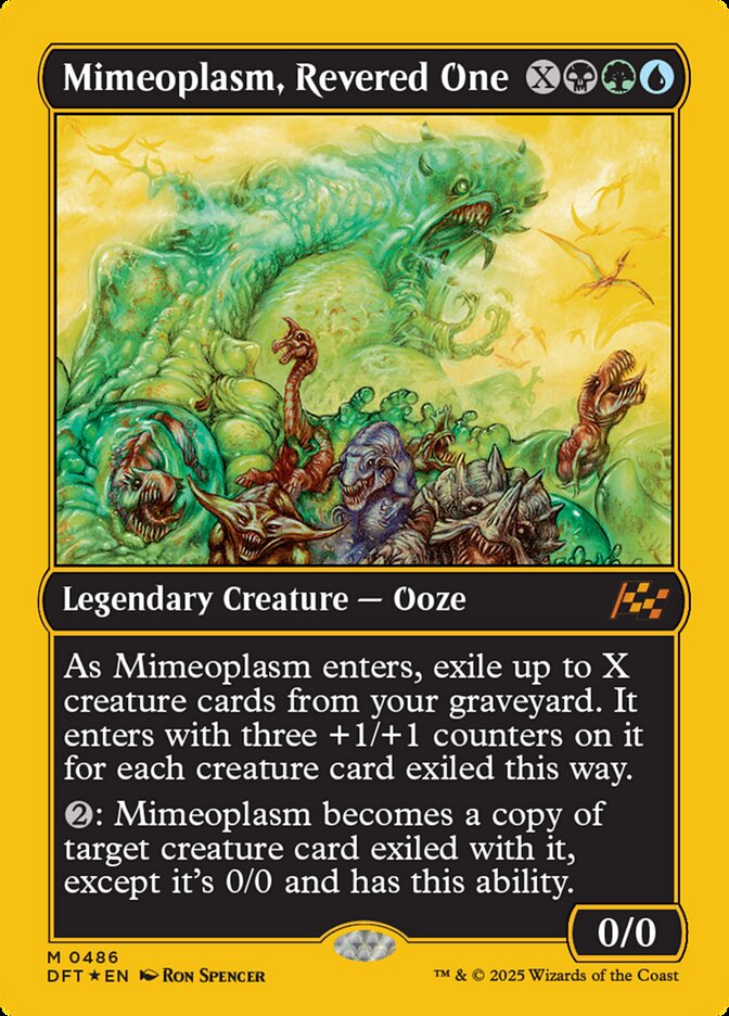 Mimeoplasma, o Reverenciado / Mimeoplasm, Revered One - Magic: The Gathering - MoxLand