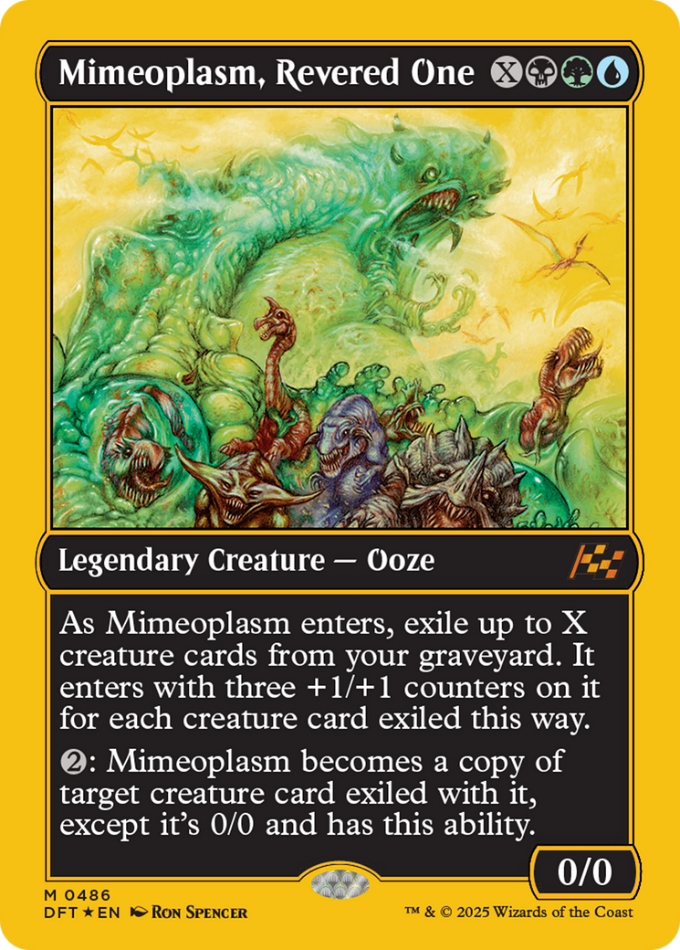 Mimeoplasma, o Reverenciado / Mimeoplasm, Revered One - Magic: The Gathering - MoxLand