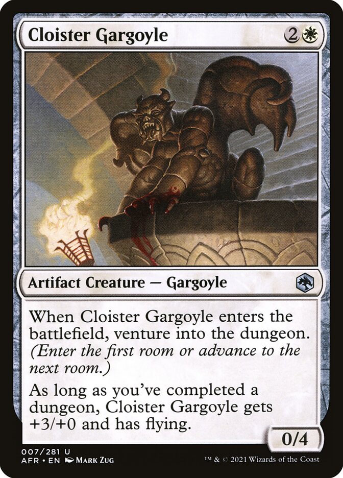 Gárgula do Claustro / Cloister Gargoyle - Magic: The Gathering - MoxLand