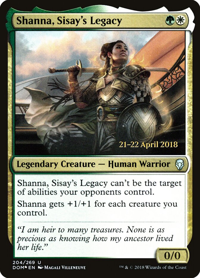 Shanna, Legado de Sisay / Shanna, Sisay's Legacy - Magic: The Gathering - MoxLand