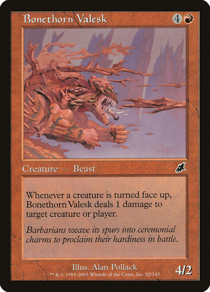 Valesk Espinhósseo / Bonethorn Valesk - Magic: The Gathering - MoxLand