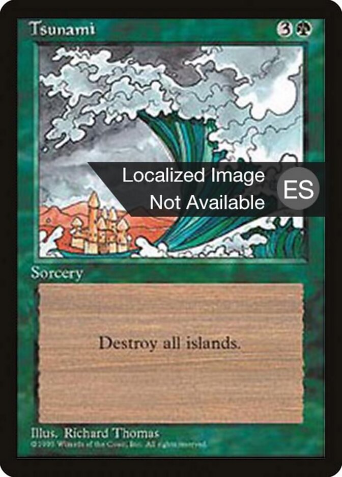Tsunami - Magic: The Gathering - MoxLand