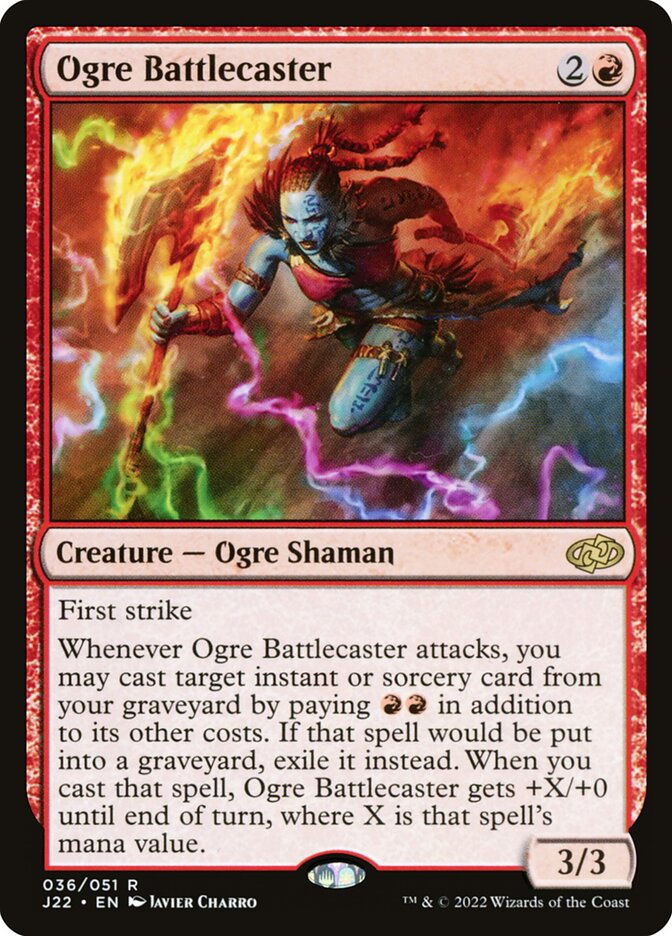 Ogre Battlecaster - Magic: The Gathering - MoxLand