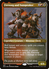 Canção do Fogo e Voz Solar / Firesong and Sunspeaker - Magic: The Gathering - MoxLand