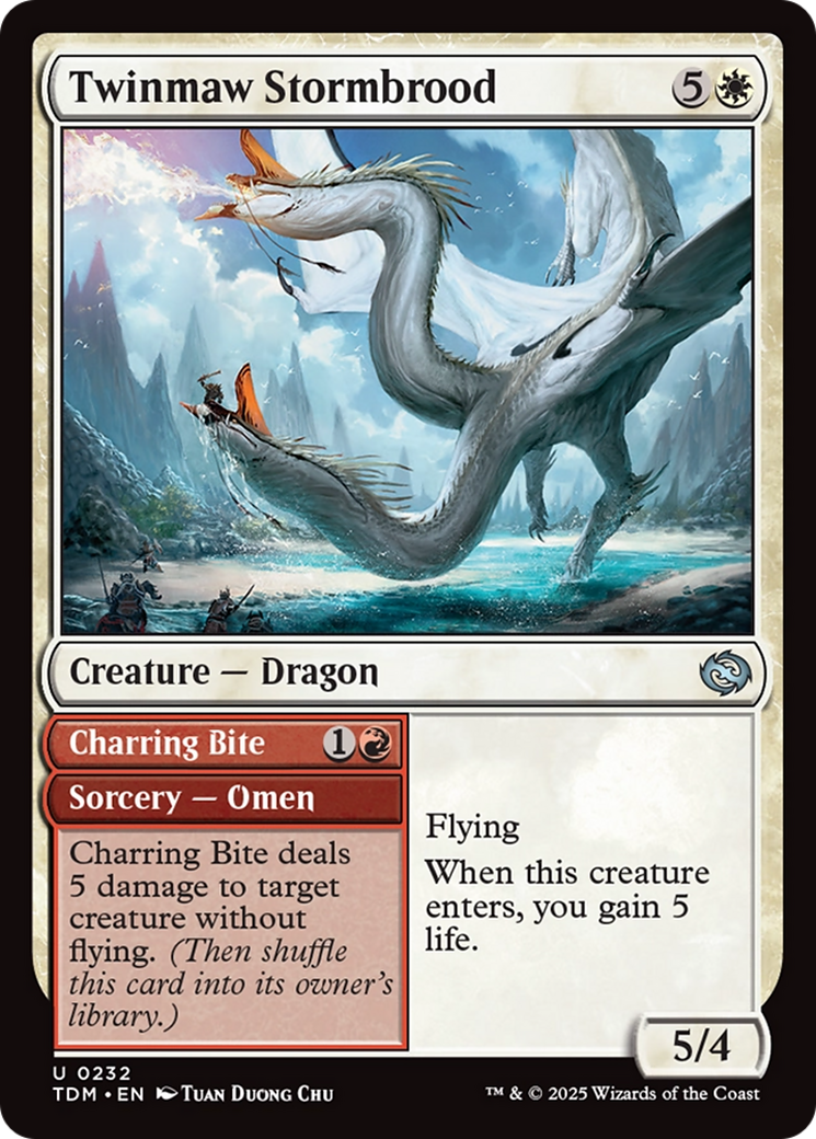 Tempesdrago da Bocarra Dupla / Twinmaw Stormbrood - Magic: The Gathering - MoxLand
