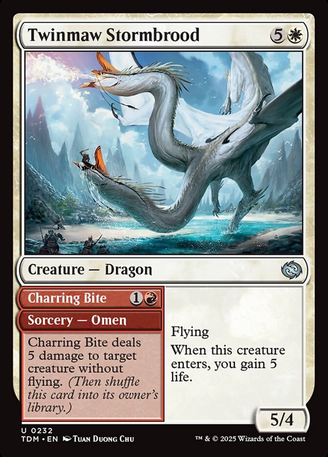 Tempesdrago da Bocarra Dupla / Twinmaw Stormbrood - Magic: The Gathering - MoxLand