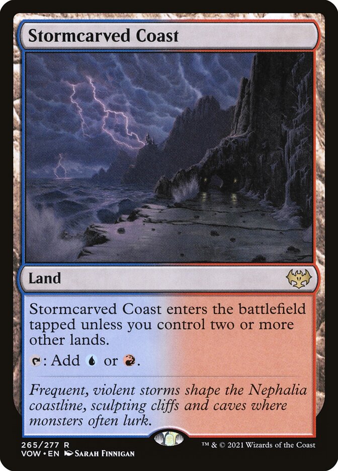 Costa Esculpida pelas Tempestades / Stormcarved Coast - Magic: The Gathering - MoxLand
